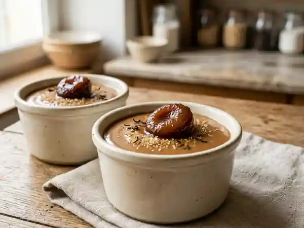 Crème onctueuse aux pruneaux et vanille - Photo de présentation