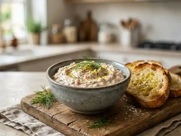 Mousse de truite fumée onctueuse et citronnée - Photo de présentation