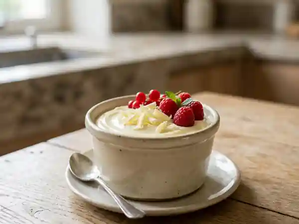 Crème onctueuse au chocolat blanc intense - Photo de présentation