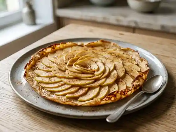 Délicieuse Galette aux Pommes Fondantes - Photo de présentation