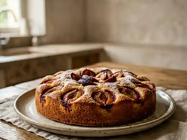 Merveille aux prunes fondante et vanillée - Photo de présentation