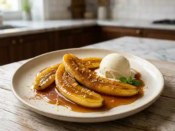 Délicieuse Recette de Bananier : Dessert Exotique et Gourmand - Photo de présentation