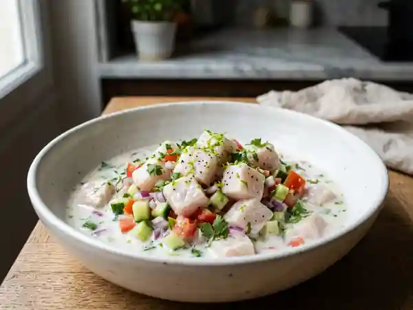 Poisson Cru Tahitien au Lait de Coco Fondant - Photo de présentation