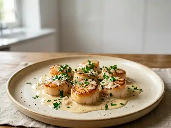 Délicieuse Rigolette de Saint-Jacques : Recette Facile et Raffinée - Photo de présentation