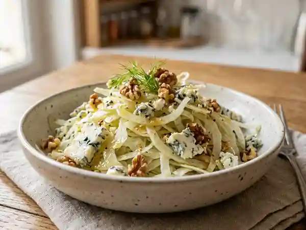 Délicieuse Salade de Fenouil au Roquefort Crémeux - Photo de présentation