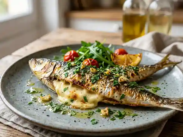 Sardines rôties au cœur fondant et citron - Photo de présentation