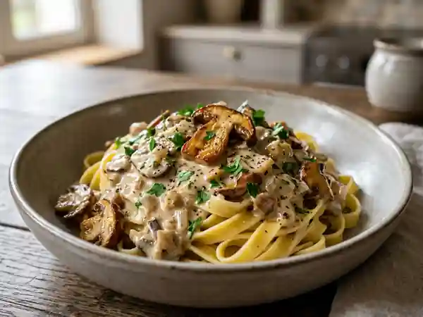 Délicieuse Sauce Crémeuse aux Cèpes pour Sublimer Vos Plats - Photo de présentation