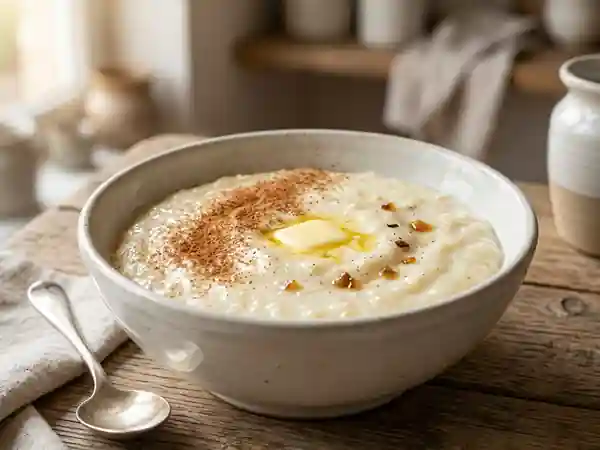 Semoule au lait onctueuse à la vanille - Photo de présentation