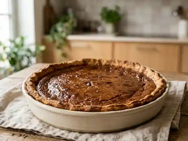 Tarte onctueuse à la châtaigne et vanille - Photo de présentation