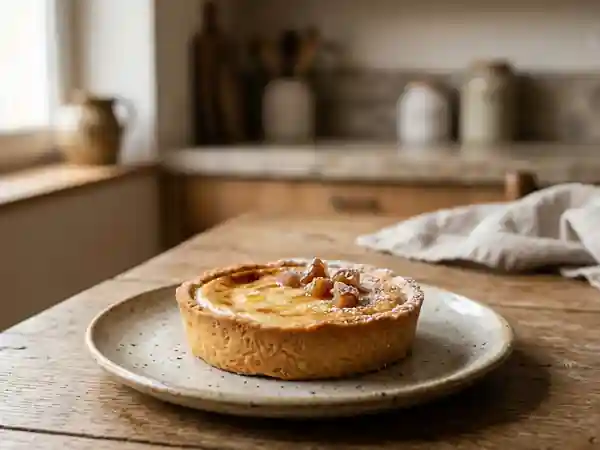 Délicieuse tarte aux marrons et fromage blanc, recette facile et gourmande - Photo de présentation