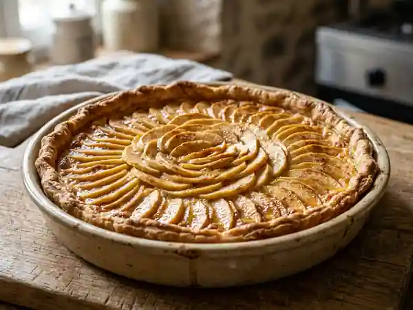 Délicieuse tarte aux pommes à la suisse : recette traditionnelle et gourmande - Photo de présentation