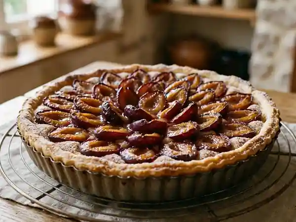 Délicieuse Tarte aux Quetsches d'Alsace : Recette Authentique et Facile - Photo de présentation