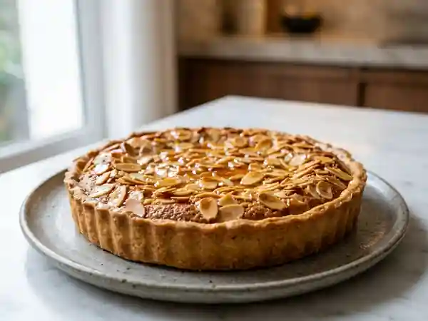 Délicieuse Tarte Sucrée aux Amandes Fondante - Photo de présentation