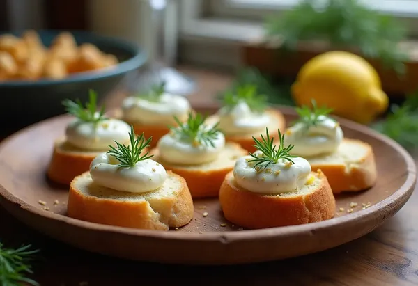 Délicieuses bouchées au tarama pour apéritif gourmand