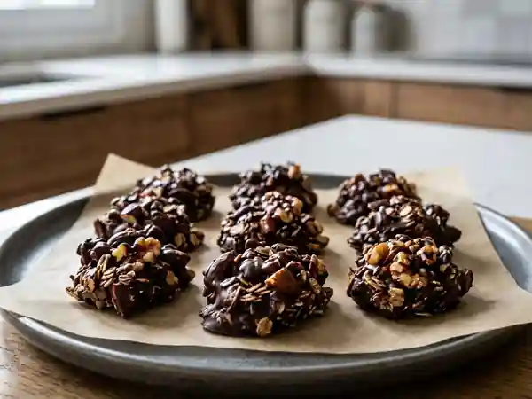 Bouchées Croquantes Chocolat et Fruits Secs - Photo de présentation