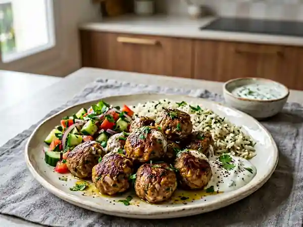 Boulettes orientales juteuses et épicées - Photo de présentation