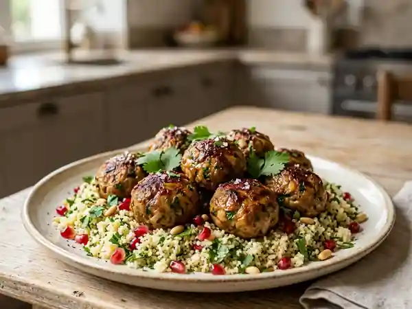 Délicieuses Boulettes d'Agneau à l'Orientale aux Épices Authentiques - Photo de présentation