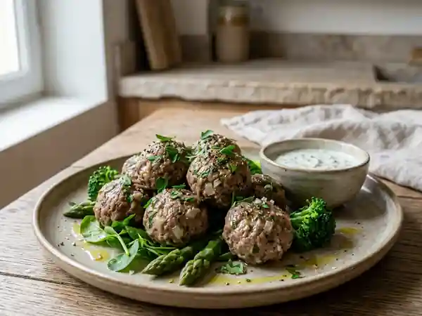 Boulettes de bœuf fondantes à la vapeur - Photo de présentation