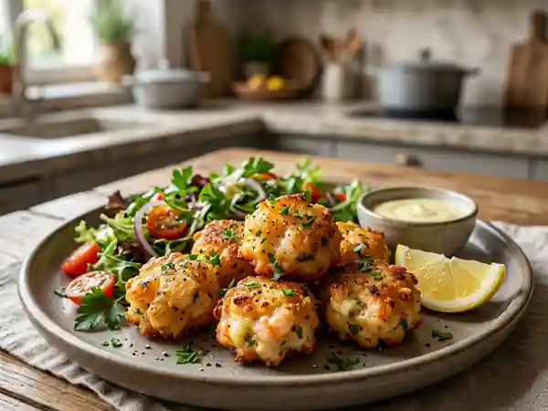 Boulettes de Crevettes Croustillantes au Gruyère - Photo de présentation