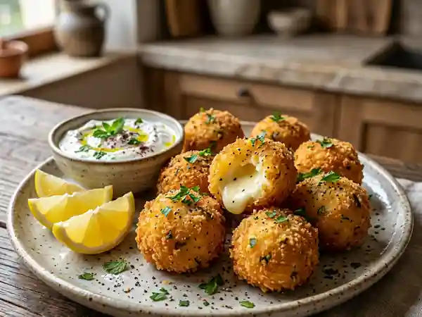 Croquettes d'Akkawi à la menthe fraîche - Photo de présentation