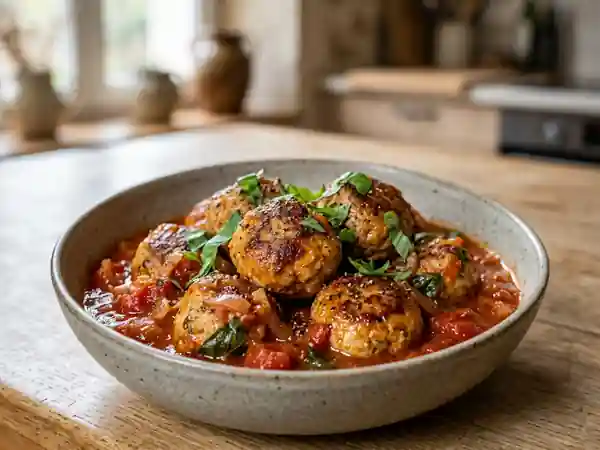 Boulettes de veau fondantes à la tomate - Photo de présentation