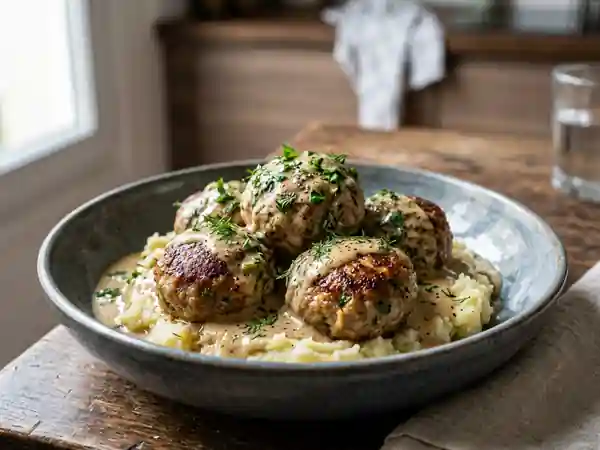 Boulettes russes fondantes à la crème - Photo de présentation