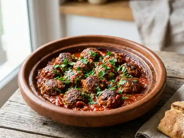 Kefta b'matecha : Boulettes de bœuf épicées - Photo de présentation