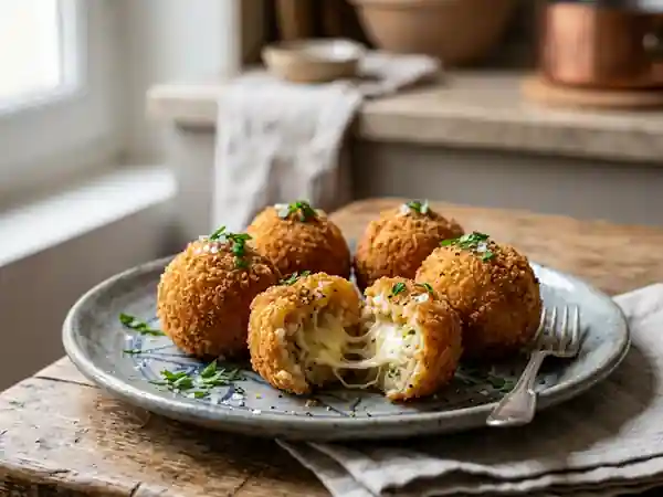 Arancini Dorés au Cœur Fondant - Photo de présentation