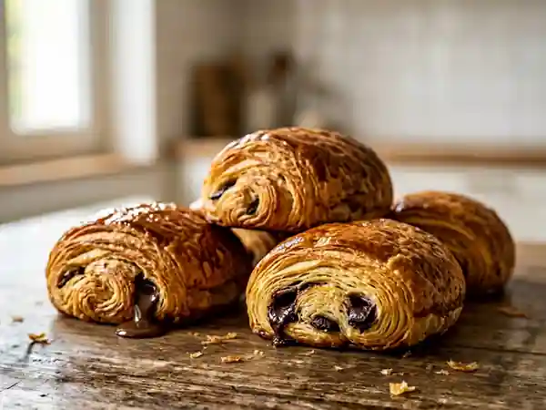 Délicieuses Chocolatines Maison : Recette Facile et Gourmande - Photo de présentation