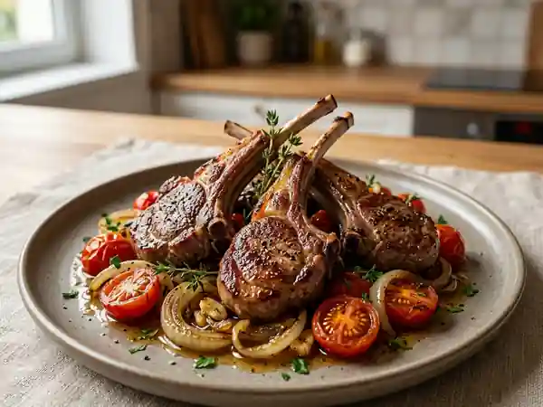 Côtelettes d'agneau juteuses au parfum de Provence - Photo de présentation