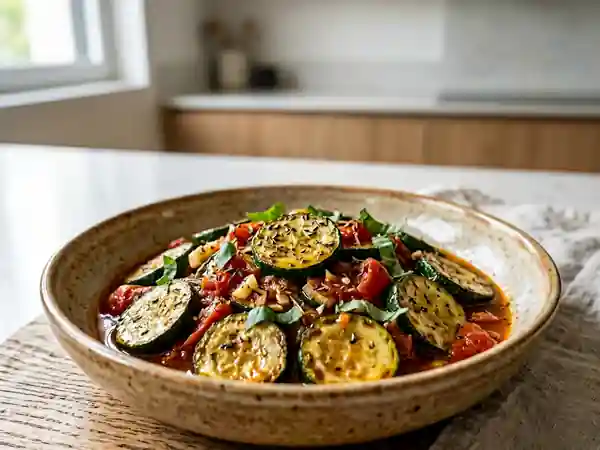 Délicieuses Courgettes à la Provençale : Recette Facile et Savoureuse - Photo de présentation