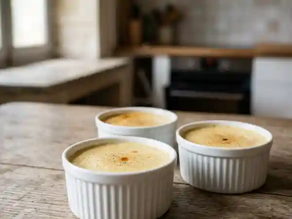 Délicieuses Crèmes aux Œufs à la Vanille Maison - Photo de présentation