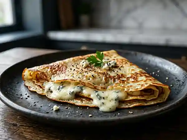 Crêpes Madoudou au Gorgonzola Fondant - Photo de présentation