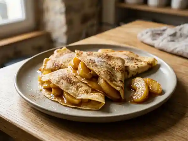 Crêpes Moelleuses aux Pommes Fondantes - Photo de présentation