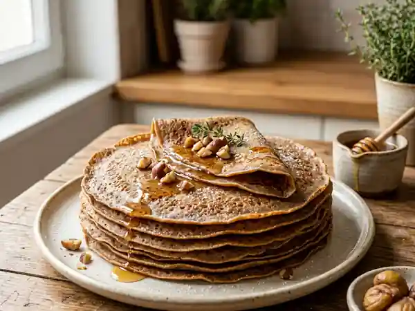 Crêpes à la châtaigne : parfumées et soyeuses - Photo de présentation