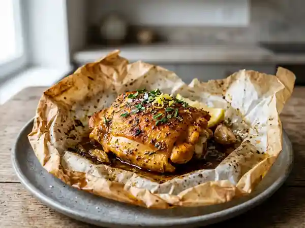 Cuisses de poulet fondantes au paprika - Photo de présentation