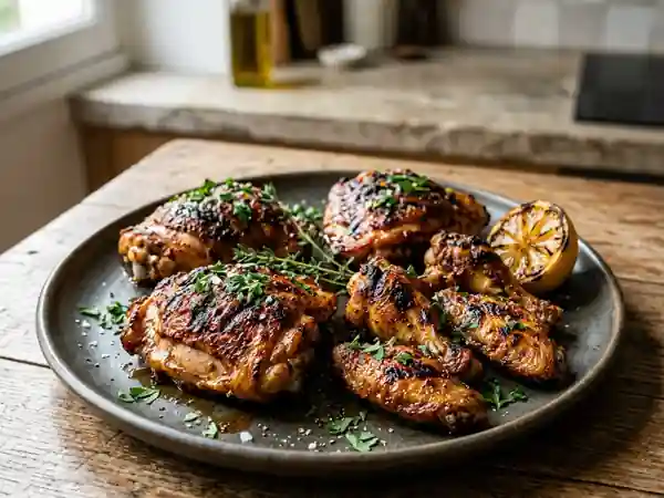 Poulet grillé paprika et citron - Photo de présentation