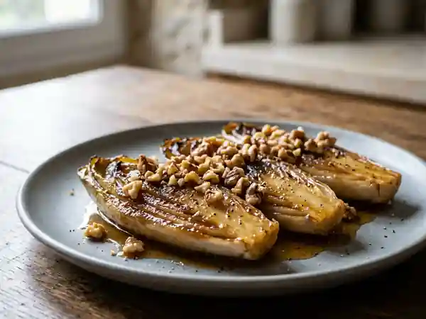 Délicieuses Endives Caramélisées au Miel et Noix - Photo de présentation