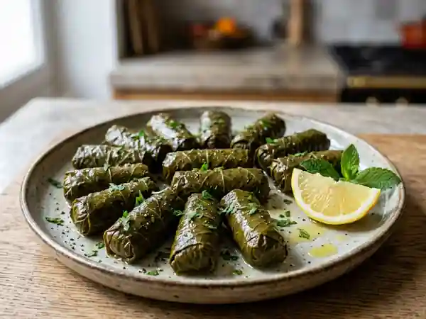 Dolmas fondants au bœuf et menthe - Photo de présentation