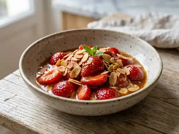 Délicieuses Fraises Tosca Caramélisées à la Perfection - Photo de présentation