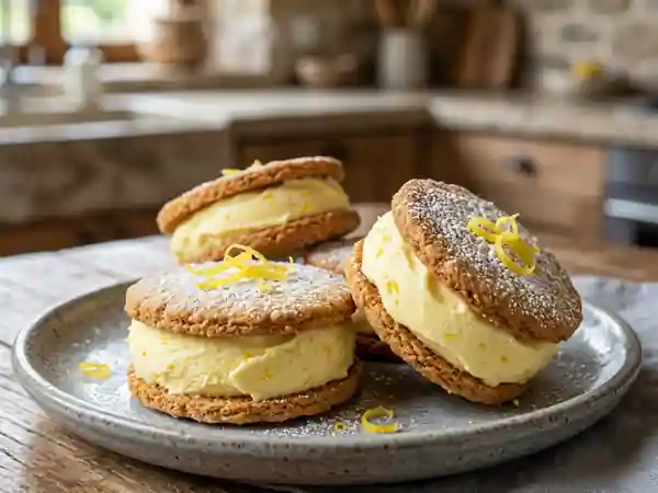 Sablés glacés au citron acidulé - Photo de présentation