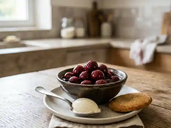 Griottes Fondantes au Kirsch et Cannelle - Photo de présentation