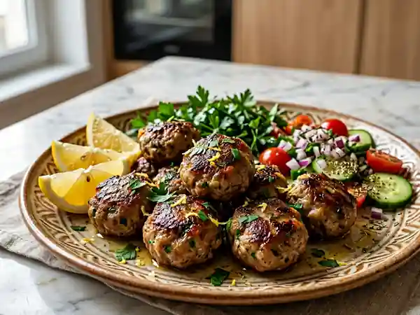 Keftedes Grillées au Citron - Photo de présentation