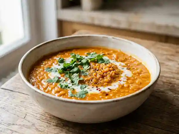 Dhal crémeux lentilles corail et coco - Photo de présentation