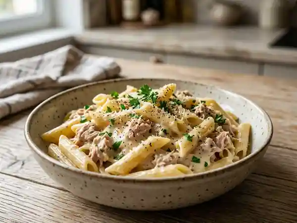 Pâtes au Thon et Béchamel Onctueuse - Photo de présentation