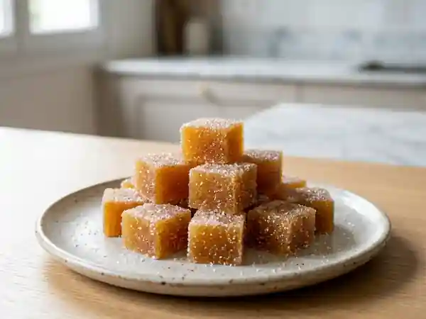 Pâtes de fruits aux coings fondantes - Photo de présentation