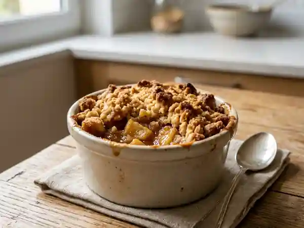 Délicieuses Pommes au Streusel croustillant - Photo de présentation