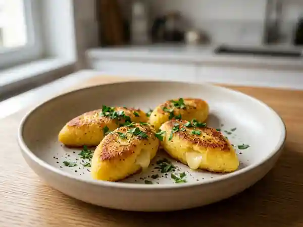 Quenelles de polenta dorées au Beaufort - Photo de présentation