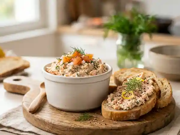 Délicieuses Rillettes de Saumon Maison : Recette Facile et Gourmande - Photo de présentation