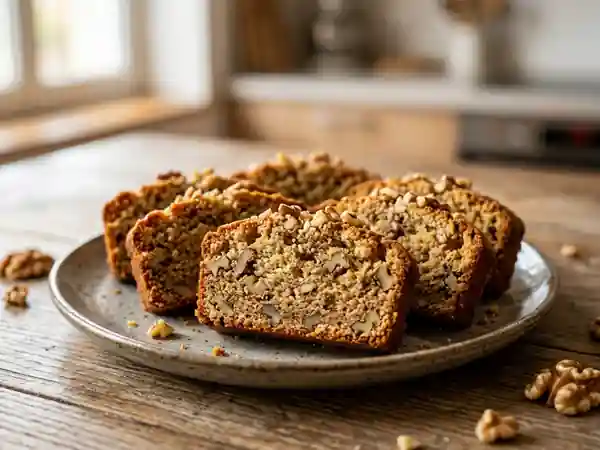 Délicieuses Tranches aux Noix Maison : Recette Facile et Gourmande - Photo de présentation